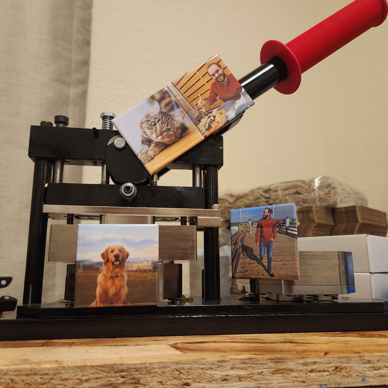 2" Square Custom Photo Magnets