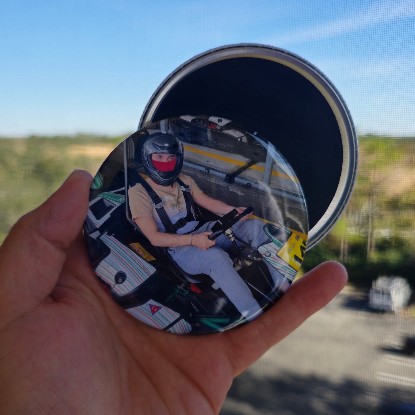 3.5" Round Custom Photo Magnets