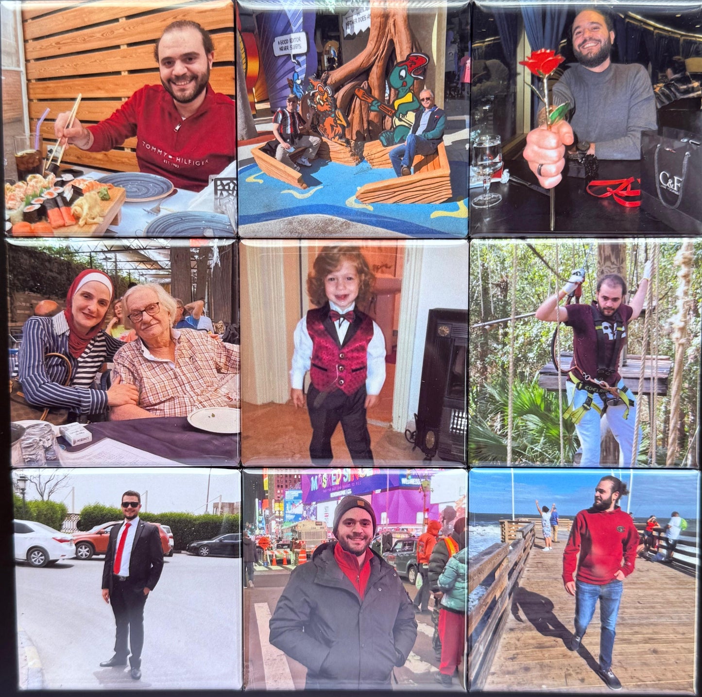 2" Square Custom Photo Magnets