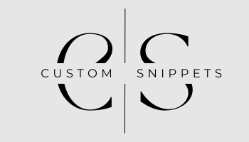 Custom Snippets